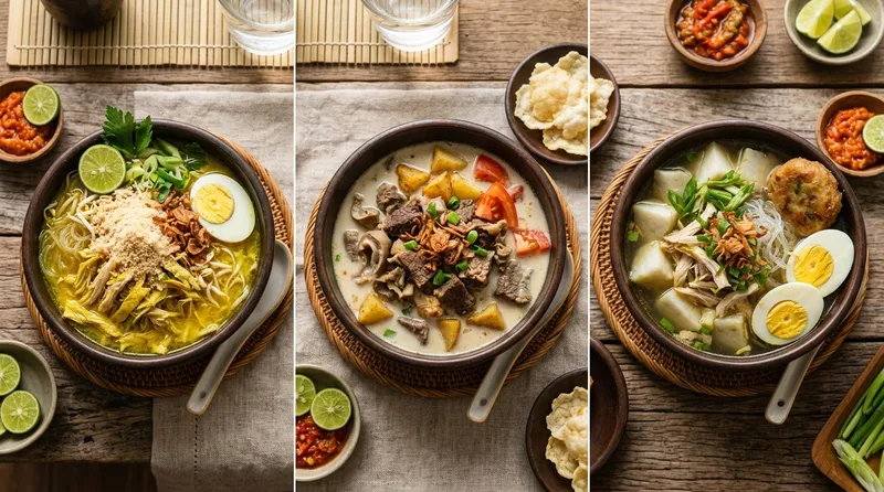 Aneka kuliner tradisional Jogja yang berwarna dan menggugah selera